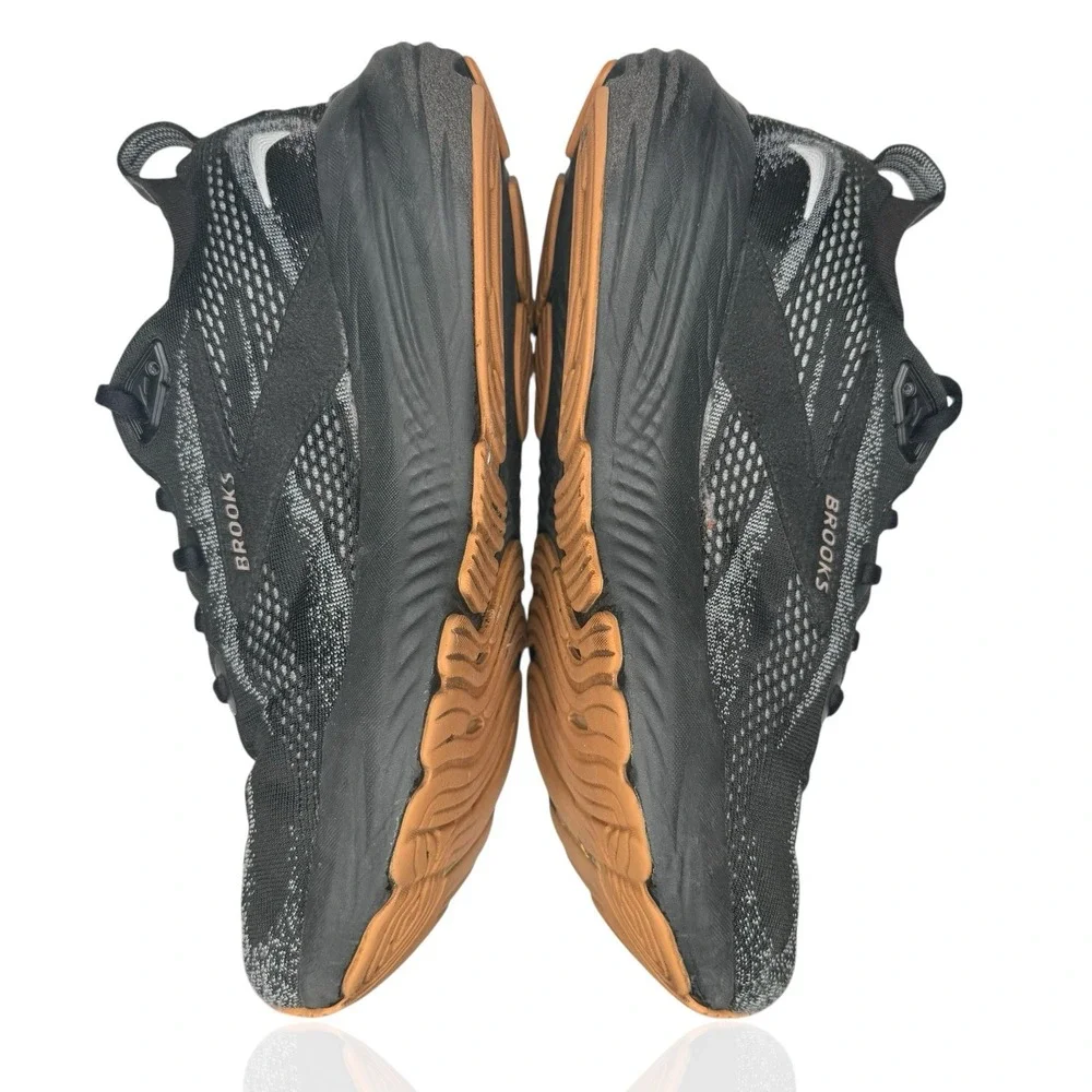 Brooks Glycerin 22 Mens Size‎ 8 Black Athletic Running Walking Shoes Sneakers